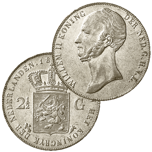 2 1/2 Gulden 1844